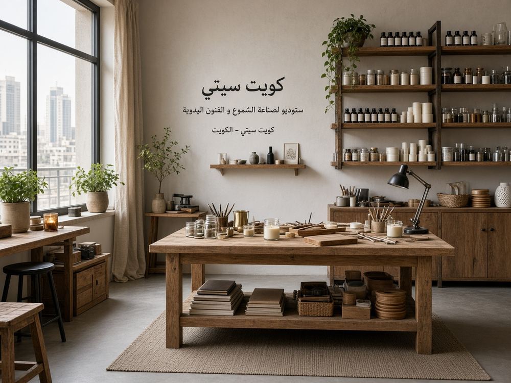 About the Candle / craft workshop studio studio at Pupilquart Candles