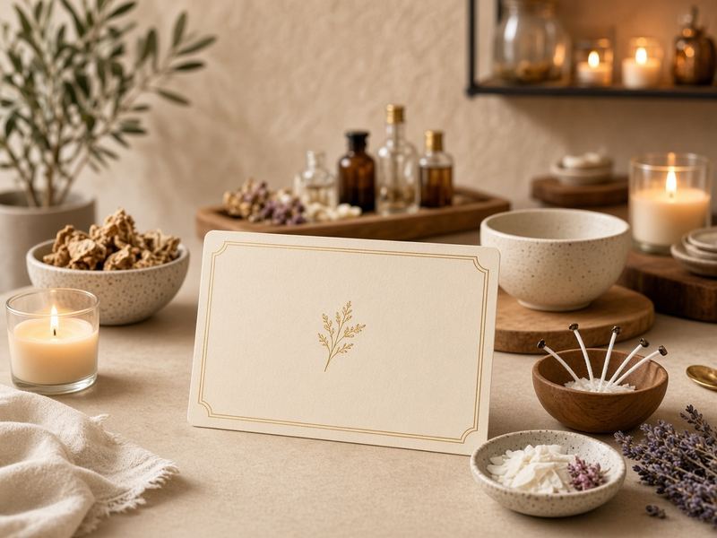 Gift voucher at Pupilquart Candles