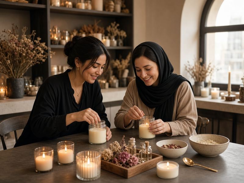 Private booking at Pupilquart Candles